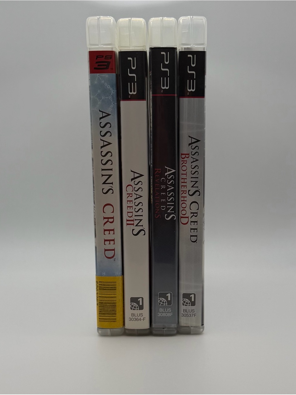 PS3 Assassin's Creed 1,2,3 PS3 & Brotherhood Game Bundle Lot of 4 Tested All CIB